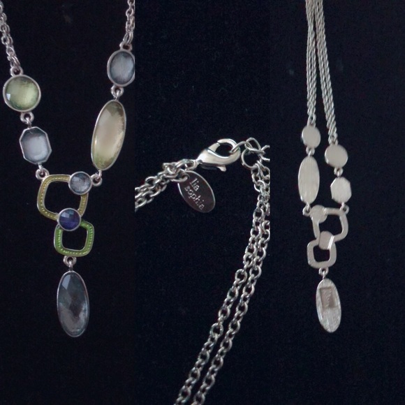 Lia Sophia Necklace and Earring Gemstone Set - Picture 5 of 6